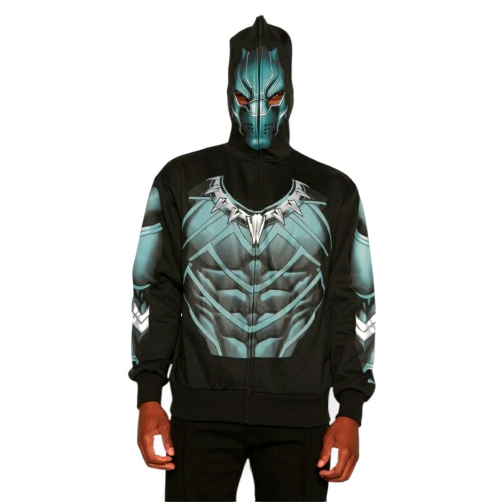 Marvel black panther zip up hoodie